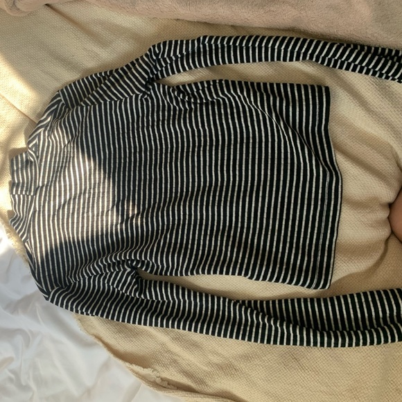 Vintage American Apparel Striped Turtleneck - Picture 4 of 6